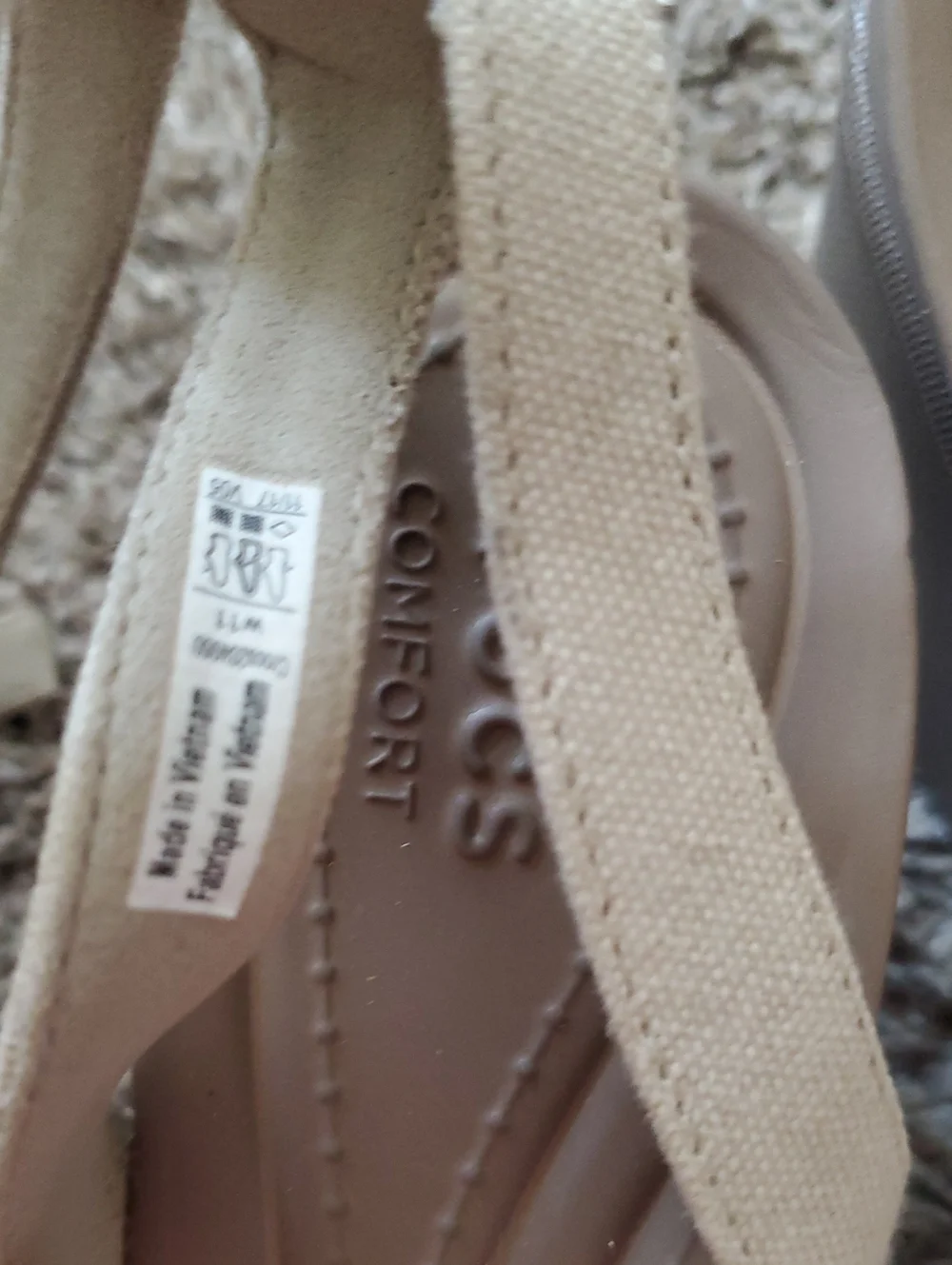 Wedge Sandals with Ankle Strap - Picture 4 of 8